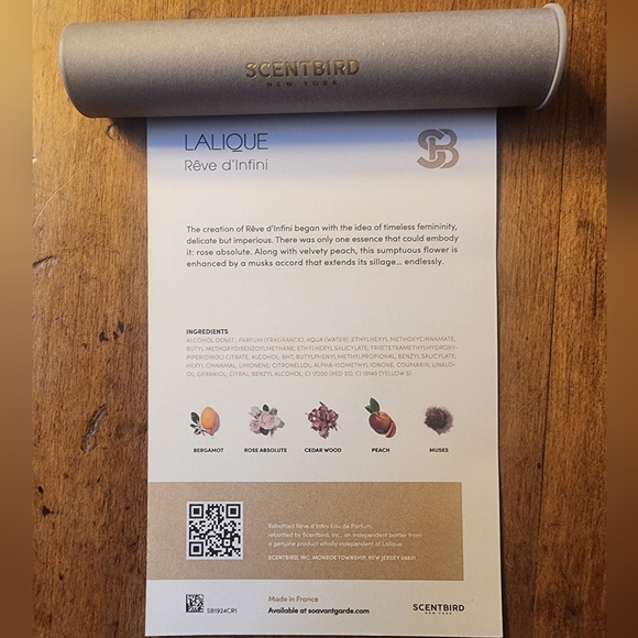 Lalique Rêve d'Infini 8 mL 0.27 FL oz perfume Scentbird read description - Picture 2 of 8